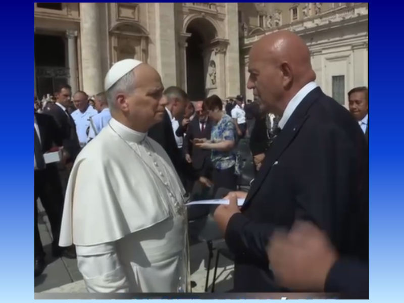 RIZZO DA PAPA LEONE XIV PER LA PACE “Nel tempo in cui le istituzioni europee e i governi che le appoggiano sono fin troppo volenterose nel praticare il riarmo e nell' accelerare verso scenari di guerra disastrosi per ragioni economiche, sociali ed umanitarie, la voce del Vaticano,